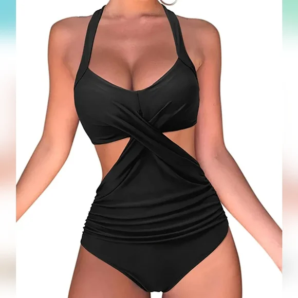 cutout sexy one piece bathing suit Washing machine foot pads: stable and quiet, protecting your laundry time! main image 0